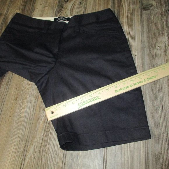 Land's End Outfitters Size 0 Petite Business Casual Black Shorts Msre 27.5x8 - Picture 8 of 9